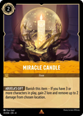 Miracle Candle Disney Lorcana card