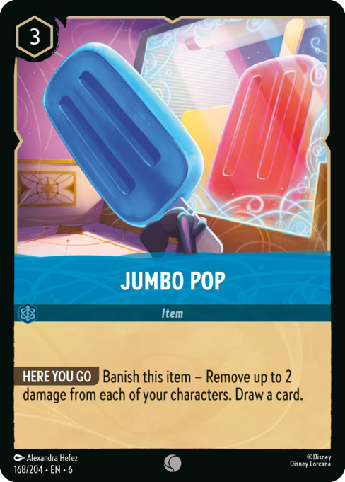 Jumbo Pop Disney Lorcana card
