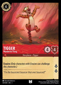 Tigger - Wonderful Thing Disney Lorcana card