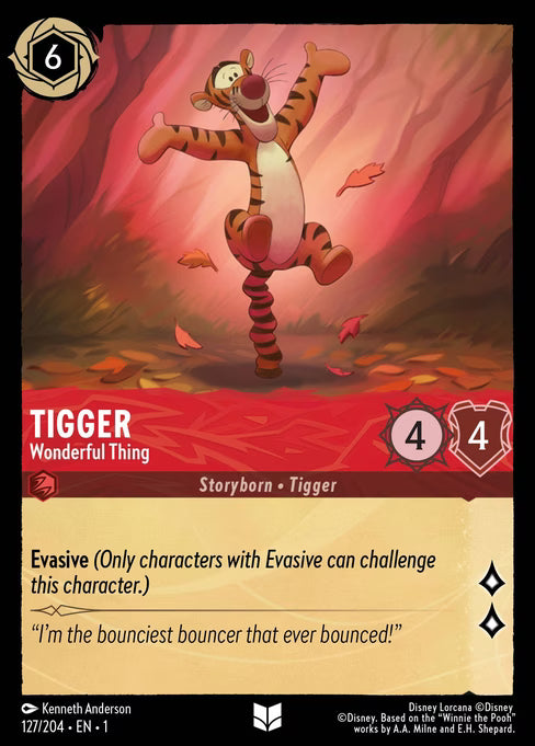 Tigger - Wonderful Thing Disney Lorcana card