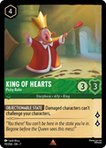 King of Hearts - Picky Ruler Disney Lorcana card