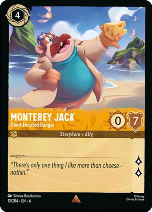 Monterey Jack - Good-Hearted Ranger Disney Lorcana card