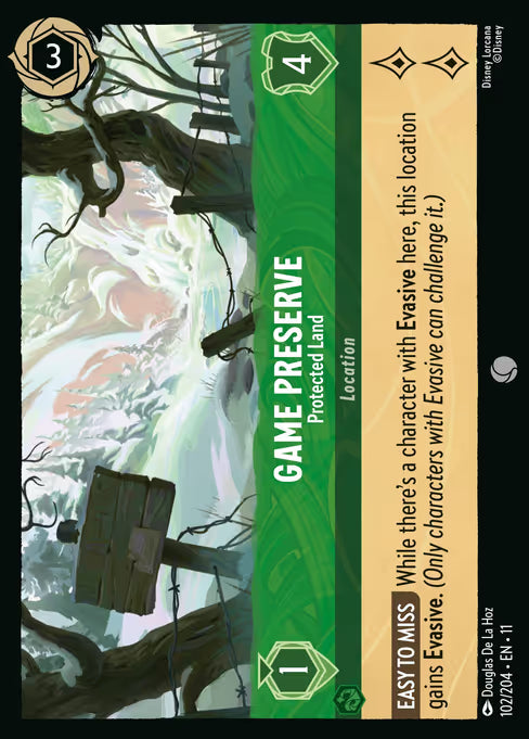 Game Preserve - Protected Land Disney Lorcana card