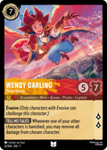 Wendy Darling - Pirate Queen Disney Lorcana card