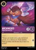 Archimedes - Highly Educated Owl Disney Lorcana card