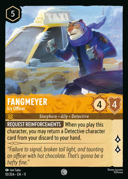 Fangmeyer - Icy Officer Disney Lorcana card