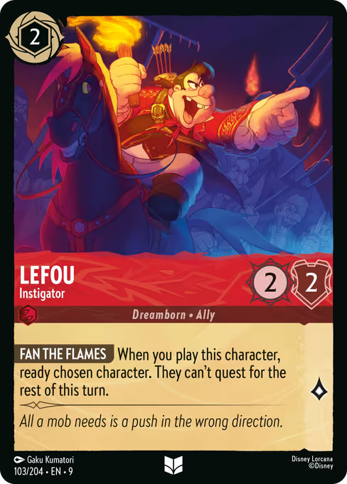 LeFou - Instigator Disney Lorcana card