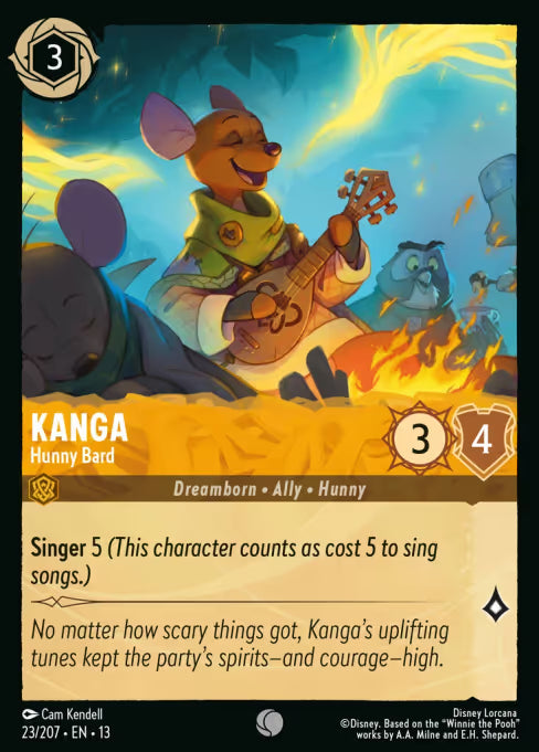 Kanga - Hunny Bard Disney Lorcana card