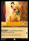 Pluto - Friendly Pooch Disney Lorcana card