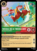 Tweedledee & Tweedledum - Strange Storytellers Disney Lorcana card