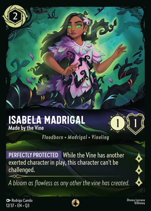 Isabela Madrigal - Made by the Vine Disney Lorcana card