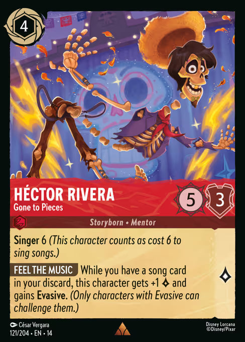 HÃ©ctor Rivera - Gone to Pieces Disney Lorcana card