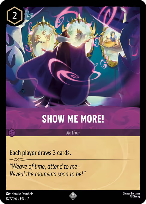 Show Me More! Disney Lorcana card