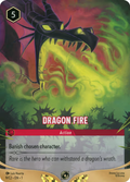 Dragon Fire Disney Lorcana card