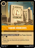 Kanine Krunchies Disney Lorcana card