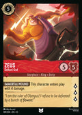 Zeus - Defiant God Disney Lorcana card