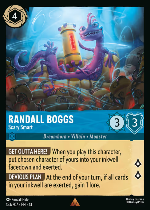 Randall Boggs - Scary Smart Disney Lorcana card