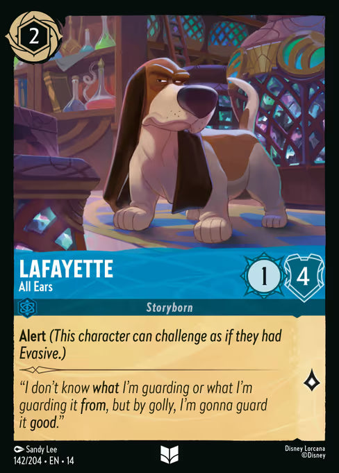 Lafayette - All Ears Disney Lorcana card