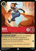 Raya - Headstrong Disney Lorcana card