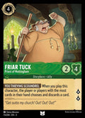 Friar Tuck - Priest of Nottingham Disney Lorcana card