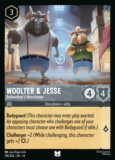 Woolter & Jesse - Bellwether's Henchmen Disney Lorcana card