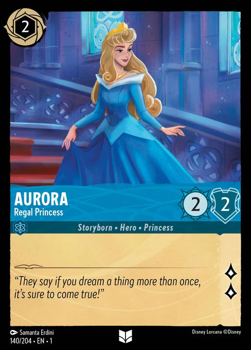 Aurora - Regal Princess Disney Lorcana card