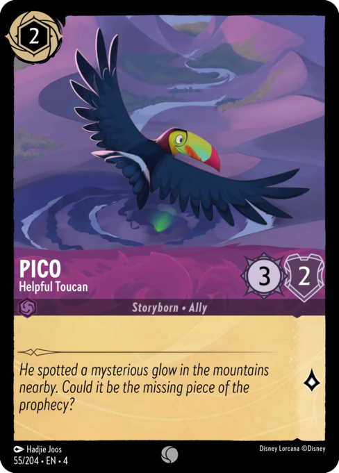 Pico - Helpful Toucan Disney Lorcana card