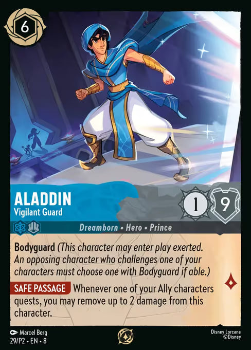 Aladdin - Vigilant Guard Disney Lorcana card