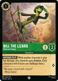 Bill the Lizard - Chimney Sweep Disney Lorcana card