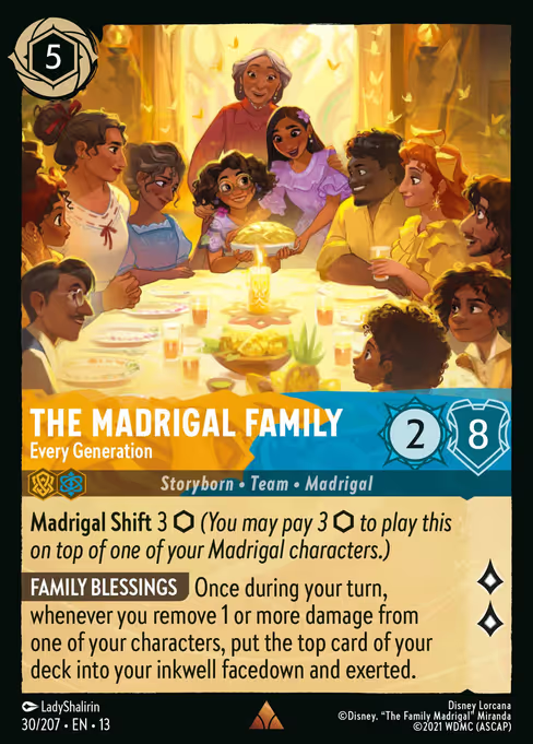 Madam Mim - Hummingbird Disney Lorcana card
