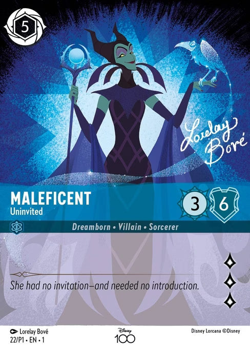 Maleficent - Uninvited Disney Lorcana card