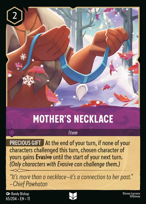 Mother's Necklace Disney Lorcana card