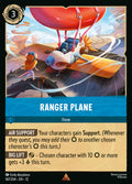 Ranger Plane Disney Lorcana card
