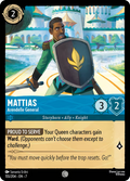 Mattias - Arendelle General Disney Lorcana card