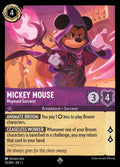 Mickey Mouse - Wayward Sorcerer Disney Lorcana card