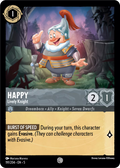 Happy - Lively Knight Disney Lorcana card