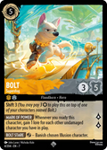 Bolt - Superdog Disney Lorcana card