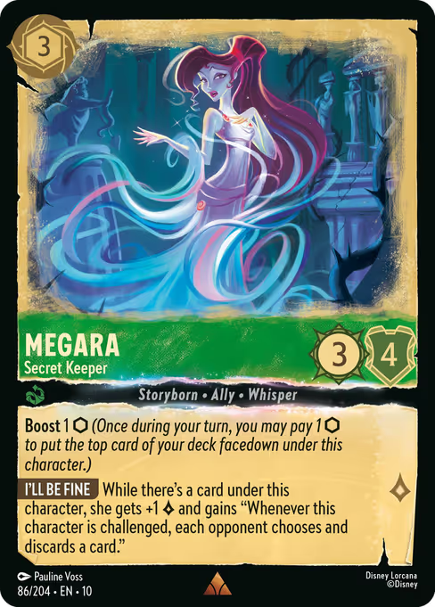 Megara - Secret Keeper Disney Lorcana card