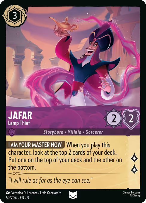 Jafar - Lamp Thief Disney Lorcana card