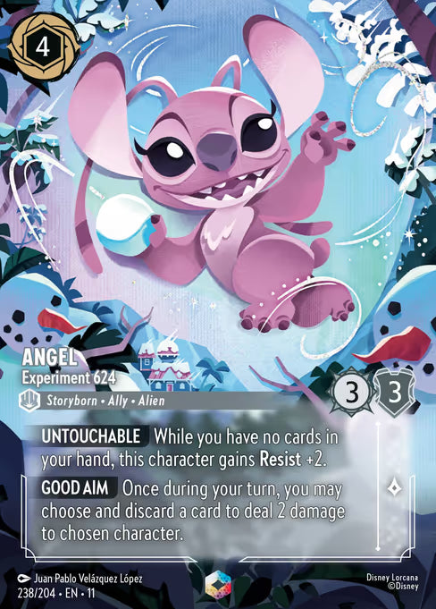 Angel - Experiment 624 Disney Lorcana card