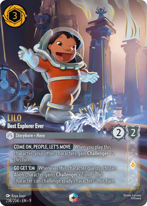 Lilo - Best Explorer Ever Disney Lorcana card
