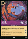 Genie - Hard to Grasp Disney Lorcana card