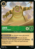 Louis - Endearing Alligator Disney Lorcana card