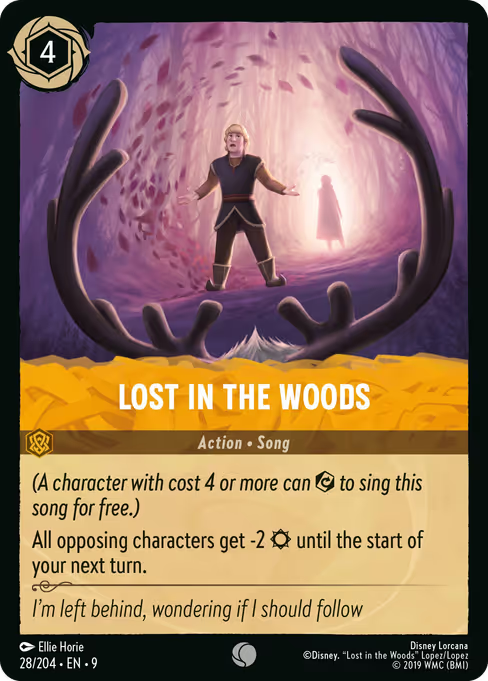 Lost in the Woods Disney Lorcana card