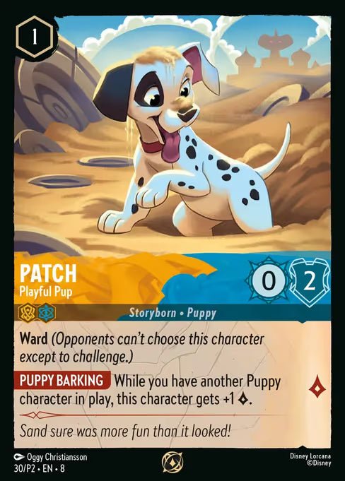 Patch - Playful Pup Disney Lorcana card