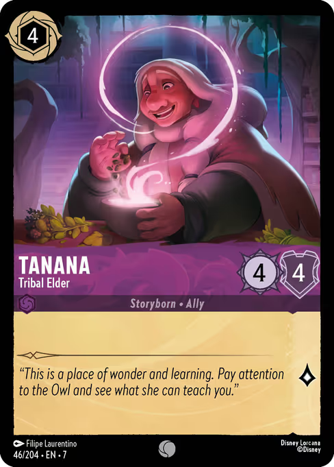 Tanana - Tribal Elder Disney Lorcana card