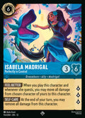 Isabela Madrigal - Perfectly in Control Disney Lorcana card
