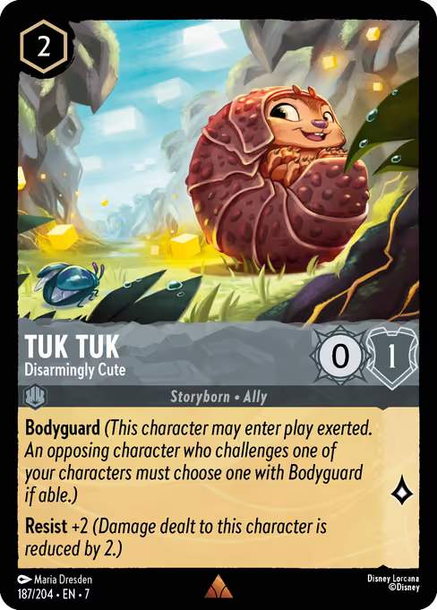 Tuk Tuk - Disarmingly Cute Disney Lorcana card