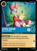 Little Sister - Responsible Rabbit Disney Lorcana card