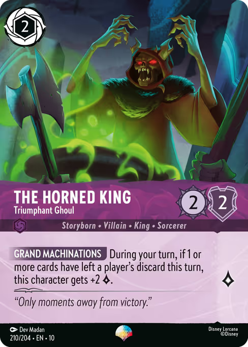The Horned King - Triumphant Ghoul Disney Lorcana card